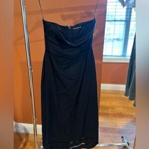 Abercrombie & Fitch Black Strapless Dress